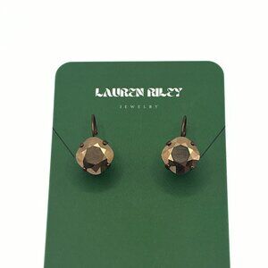 Handcrafted Copper Swarovski Crystal Drop Earrings - Copper plated Premium Luxe